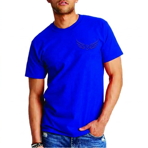 Camiseta Roja de Manga Corta con Cuello Redondo para Hombre, con Logotipo de Alas Estampado, de Algodón Jersey, Corte Casual, Largo Regular - Product Image 5