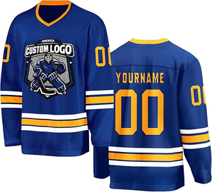 OEM Custom Ice Hockey Jerseys Supplier <b>for</b> <b>University</b> Clubs School Teams with Heat-Transfer Printing 100% Polyester Breathable - Product Image 5