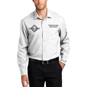 Chemises de travail personnalisées W401 avec broderie personnalisée, logo personnalisé, textes, vêtements de travail - Product Image 1