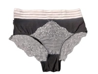 Nouvel Arrivage Culotte de Bikini Femme Sexy Taille Basse en Dentelle Léopard Broderie Pailletée Soie Tricotée Personnalisable Anti-Statique