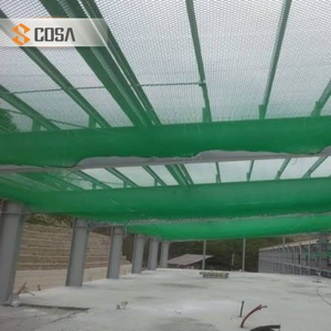 Cosa Grass <b>Green</b> Polyester Mesh <b>Net</b> Shade Screen Ventilation <b>Net</b> with Cutting Service for Canopy Roof Workshop - Product Image 2