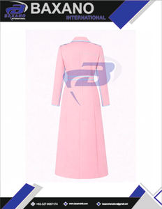 เสื้อโค้ทขนสัตว์ Gamma Phi Delta Sorority คุณภาพสูง เสื้อโค้ทเทรนช์ผู้หญิงแบบมีเข็มขัด เสื้อโค้ทขนสัตว์แบบยาวทรงวาร์ซิตี้ สำหรับสมาชิกชมรม GPD - Product Image 5