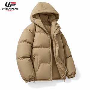 Chaqueta de plumón para hombre de alta calidad con detalles refinados en el cuello, cremallera frontal segura y diseño cómodo para el invierno. - Product Image 2