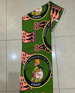 ผ้าฝ้ายพิมพ์ลายแอฟริกันคินชัสซาที่ทนทาน สำหรับชุดแต่งงาน ชุดงานเลี้ยง และของตกแต่งบ้าน ผู้ผลิตแบบ OEM ODM - Product Image 6