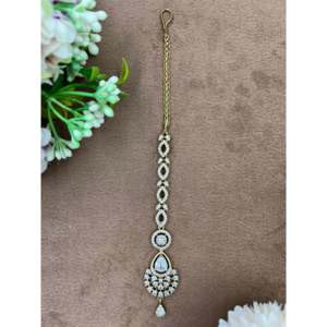 Indian Ethnic Brass Mang Tika-Casual Style <b>Artificial</b> <b>Jewellery</b> - Product Image 2