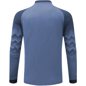 Camiseta Deportiva de Manga Larga con Cuello en V para Hombre, 100% Algodón, Antiarrugas, Estampado Personalizado, para Primavera - Product Image 2