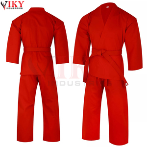 Nouvelle Arrivée - Service OEM/ODM - Tenue de Taekwondo Rouge Unie Entièrement Personnalisable - Vêtements d'Arts Martiaux - Product Image 3