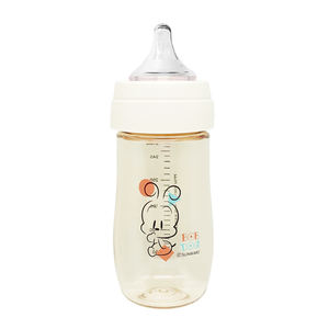 Biberón Bobdog Bebe-Chuchu 270ml Crema-Blanco Anti Cólicos Sin BPA Cuello Ancho Fácil Agarre Tapa de Fácil Apertura Marcas Claras - Product Image 2