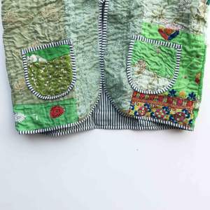Nouveauté : veste courte vintage brodée Kantha khambaadi pour femmes indiennes - Product Image 5