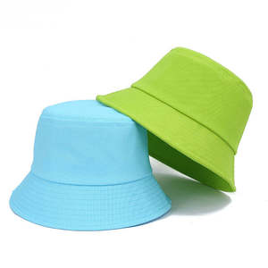 หมวกบักเก็ตปักลายผ้าฝ้ายกันแดด ขายส่งจำนวนมาก - Product Image 3