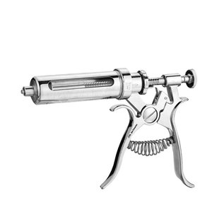 Seringue professionnelle en acier inoxydable de haute qualité, réutilisable, best-seller, instrument d'insémination vétérinaire Apto Enterprises - Product Image 1