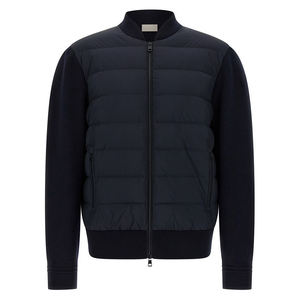 Chaqueta de Invierno Casual para Hombre, con Capucha, Acolchada, Color Negro, Resistente al Viento, Transpirable, con Cierre y Bolsillos Laterales - Product Image 1