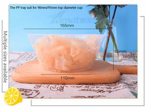 Vaso de Plástico Personalizado al por Mayor para Bebidas, Tazón Transparente para Filete, Pollo Frito, Hotpot, Vaso para Llevar con Tazón para Aperitivos - Product Image 4