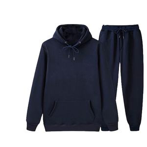 Survêtement sport décontracté slim fit pour homme, en coton/polyester écologique, avec fermeture éclair, color block, grandes tailles, confortable et coupe-vent - Product Image 3