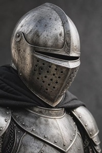 Armure de chevalier en acier faite à la main |   Costume de guerrier croisé gothique, design antique et moderne, ANAS AHMAD - Product Image 4