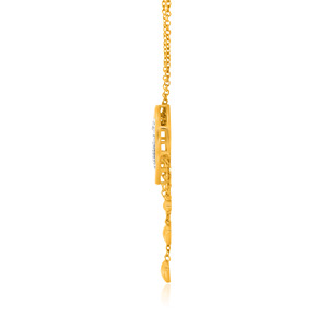 GLEAMORA ENTERPRISE จี้เพชรทองคำขาว 14K เพชรเพาะเลี้ยงในห้องปฏิบัติการ ทรงบริลเลียนท์ สี H น้ำหนัก 4.95 กรัม เครื่องประดับจี้สำหรับผู้หญิง สวมใส่ได้ทุกวัน - Product Image 3