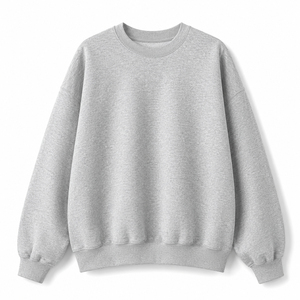 เสื้อฮู้ดดี้ผู้หญิงทรงโอเวอร์ไซส์ คอตตอน 100% สีพื้น ตัดต่อสี  แบบดรอปไหล่  พร้อมลายพิมพ์ DTG ด้านหน้าแบบย้อมสี  รับผลิตตามสั่งขายส่ง - Product Image 5