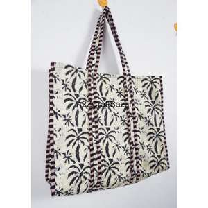 Bolso Tote de Algodón Multicolor Vintage de Lujo para Mujer, con Cierre de Cremallera, para Viajes de Verano y Playa - Product Image 5