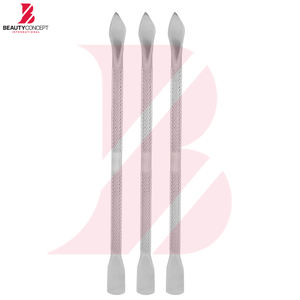 Pousse-cuticules et grattoir à ongles double face en acier inoxydable, entièrement personnalisable, nouvelle tendance, durable et léger - Product Image 2