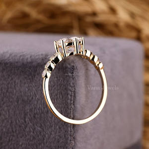 Igi ได้รับการรับรองว่าเป็นแหวนเพชรที่มีการจัดงานแต่งงานที่ยอดเยี่ยมพร้อมการตั้งค่าหกง่าม - Product Image 5