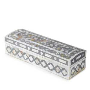 Luxury <b>Mother</b> of Pearl Shell Inlay Jewelry <b>Box</b> Premium Handcrafted Storage Organizer for Rings, Earrings, Bracelets, Accessories - Product Image 4