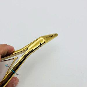 Pince à micro-perles pour extensions capillaires à bout courbé, impression de logo personnalisée, acier inoxydable, service OEM durable - Product Image 4