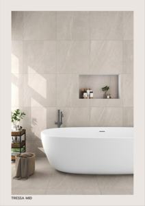 Baldosa de porcelana mate con grabado moderno de 600x600 mm, diseñada para un flujo de textura refinado y una estabilidad confiable en la superficie interior. - Product Image 3