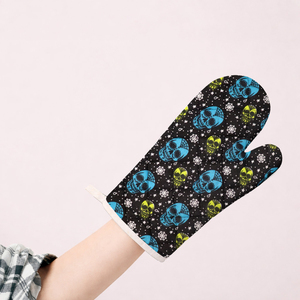 Beautiful Printed Design Multi Color Oven Mitt For Halloween 100% Cotton Oven Mitt With Custom Design at Lowest Price - Product Image 2