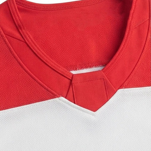 Maillot de hockey sur glace sublimé pour homme en mesh, maillot de match de hockey sur glace pour homme, maillot de hockey sur glace à col en V pour homme, maillot de hockey 100 % polyester - Product Image 4
