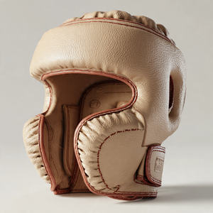 Casque de protection en cuir rembourré pour boxe, karaté, judo, réduction des chocs, protection contre les collisions, équipement d'entraînement - Product Image 6