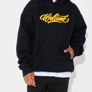 Sweat à capuche pour homme 100% coton, hiver, avec logo sur le devant - Streetwear décontracté - Product Image 4
