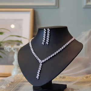 Collar de Diamantes de Laboratorio con Corte Brillante, Ecológico, para Mujer, Regalo de Lujo y para Novias - Product Image 1