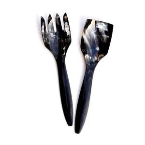 Cubiertos ecológicos, cubiertos artesanales, cubiertos hechos a mano, cubiertos rústicos, juego de cubiertos de lujo, cubiertos de cuerno, calidad premium. - Product Image 5