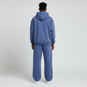 Conjunto Deportivo Personalizado con Logotipo OEM, 400 GSM, 100% Algodón, Transpirable, Corte Holgado, Sudadera con Capucha y Pantalones Deportivos para Gimnasio, 2026 - Product Image 4