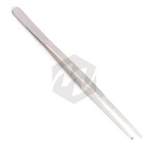 Pinzas Quirúrgicas Premium para Pulgar de 10 Pulgadas, 1x2 Dientes, Acero Inoxidable, para Aplicaciones de Vencerizaciones/Diseciones, Uso Dental/Veterinario/Laboratorio, Manual MOL - Product Image 2