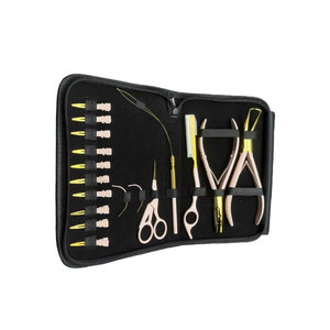 High Quality Hair Extension Tools Kit with Extension Pliers Loop Needle Hair Pulling <b>Hook</b> Hair Comb Sectioning <b>Clips</b> - Product Image 3