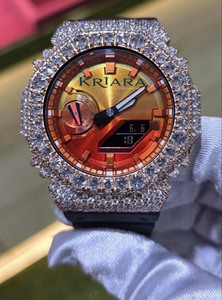 Reloj de Diamantes Moissanite Más Vendido para Hombre, Reloj de Pulsera Premium para Viajes de Negocios, Fiestas, Bodas y Uso Diario - Product Image 5