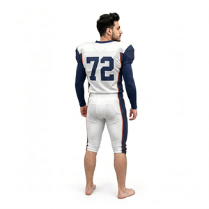 Custom American <b>Football</b> Uniform Jersey Pants Set Wholesale Team Sportswear Game Training Apparel Bulk Teamwear - Product Image 6