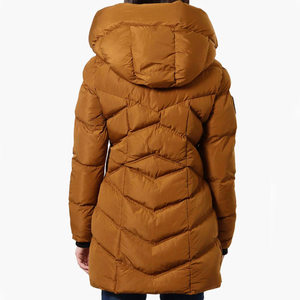 <b>Women's</b> Winter Long <b>Parka</b> <b>Jacket</b> with Zipper Closure Waterproof & Breathable Outer Layer for Cold Weather Comfort - Product Image 3
