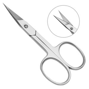 Tijeras profesionales para el pelo de la nariz, instrumento de aseo de acero inoxidable, herramienta de corte de precisión para el pelo de la nariz y el aseo facial - Product Image 3
