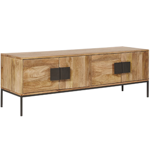 <b>Cabinet</b> furniture for storing items made of teak wood, modern style, suitable for living room or bedroom, equipped with doors - Product Image 6