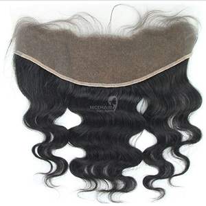 Peluca de Cabello Humano Virgen Remy Vietnamita 100% NiceHair, con Cutícula Alineada, Ondas Naturales, Frente de Encaje HD, Color Negro - Product Image 5