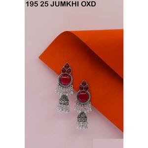 ต่างหูห้อยหินเทอร์ควอยส์แบบวินเทจต่างหูห้อยโลหะผสมชุบเงินแบบโบราณสำหรับงานแต่งงานของขวัญครบรอบ - Product Image 4