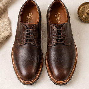 Chaussures habillées en cuir véritable de qualité supérieure pour hommes, chaussures Oxford formelles, mocassins en cuir véritable, chaussures de ville de luxe à enfiler - Product Image 4