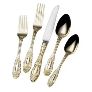 Ensemble de couverts élégants en acier inoxydable pour restaurant, vaisselle de luxe pour événements - Product Image 6