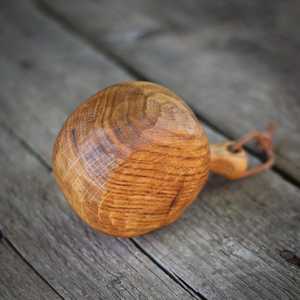 Antique Wooden Kuksa Cup with Ergonomic Handle Handcrafted Eco-Friendly Modern Bar Coffee Mug Orion Handicraft - Product Image 5
