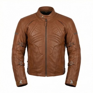 Chaqueta de Motociclista de Cuero Genuino para Hombre de la Mejor Calidad, Nueva Colección de Invierno, Chaquetas de Motocicleta con Protecciones Desmontables Personalizadas - Product Image 1