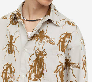 เสื้อเชิ้ตเดนิมทรงเข้ารูป แขนยาว ไม่ต้องรีด สำหรับผู้ชาย สไตล์ลำลองทางธุรกิจ เหมาะสำหรับฤดูใบไม้ร่วงและโอกาสที่เป็นทางการ - Product Image 6