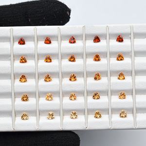 Piedra suelta de forma de trillón facetado de citrino Natural de 4mm, lote al por mayor, piedras preciosas de calidad Premium, joyería personalizada, tendencia 2025 - Product Image 4