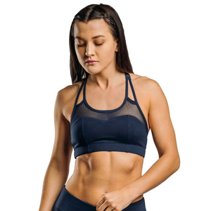 Soutien-gorge de sport pour femmes, yoga, fitness, matériaux légers de haute qualité, sexy et élégant, avec logo et couleur personnalisés sur le devant, avec OEM ODM - Product Image 3